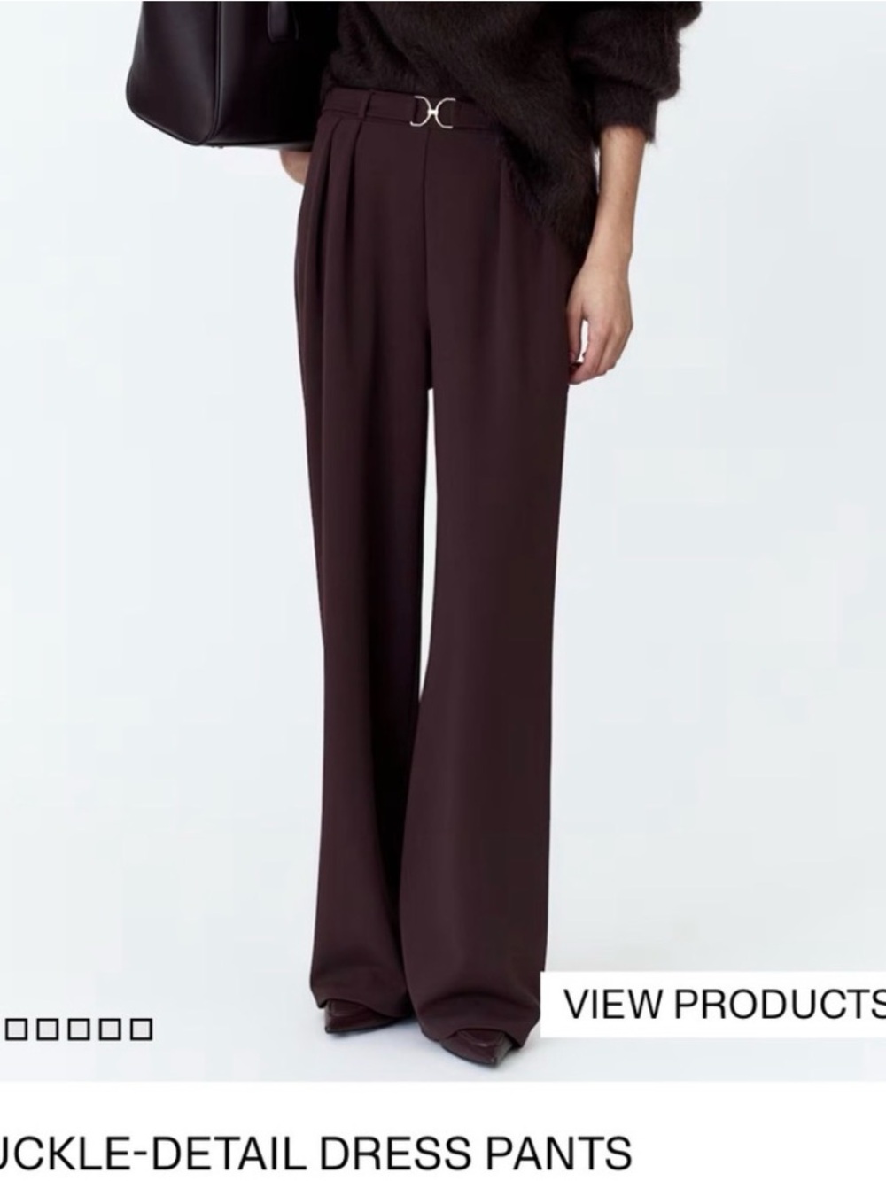 H&M Buckle-Detail Dress Pants bundle